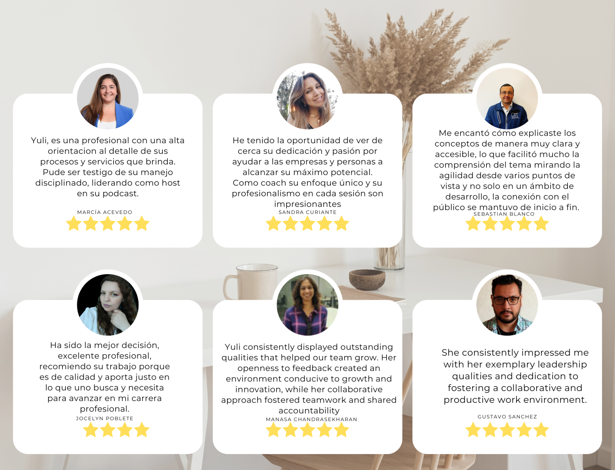 Recomendaciones de clientes de DeMenteÁgil